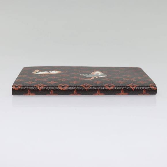 LOUIS VUITTON Catgram Cayenne Clemence Note Cover Orange GI0358 LV Auth 92886 - Picture 3 of 16